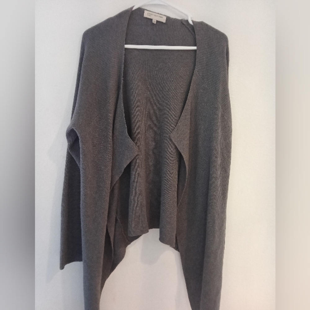 Jones New York Sport XL Women's Open Front Cardigan Sweater - Gray